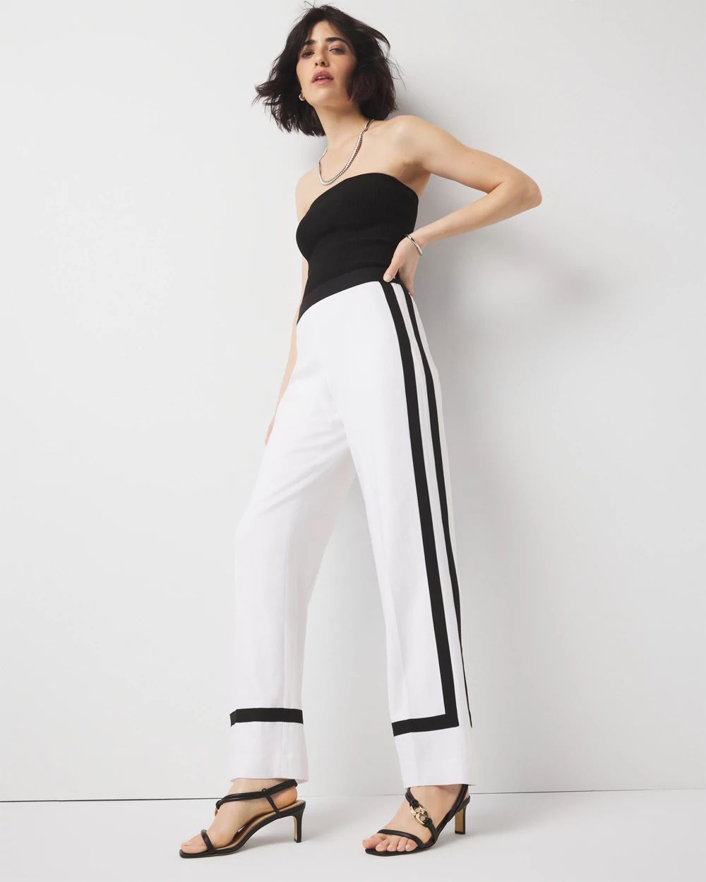Colorblocked Trouser | White House Black Market